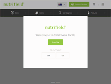 Tablet Screenshot of nutrifield.us